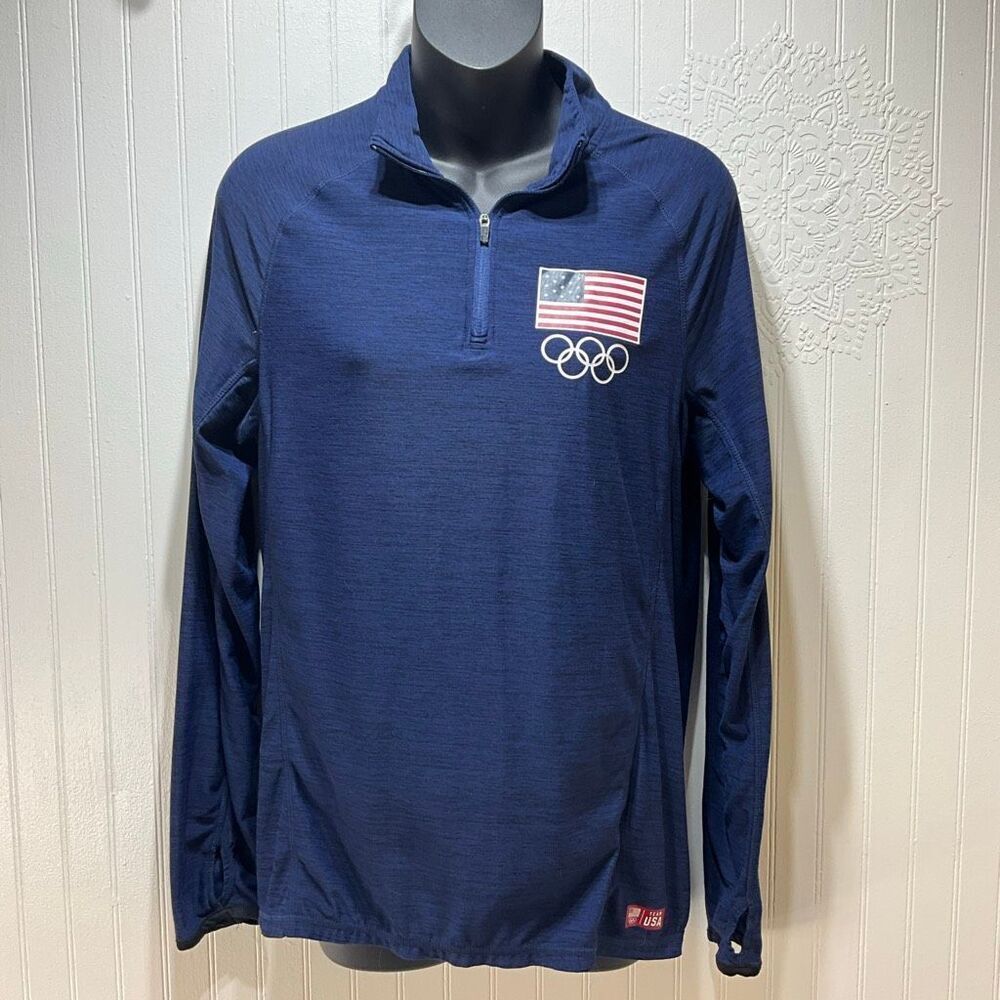 TEAM APPAREL US Olympics 1/4 Zip Pullover